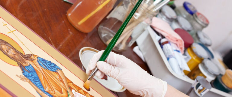 The Orchard – British Pastel Painting